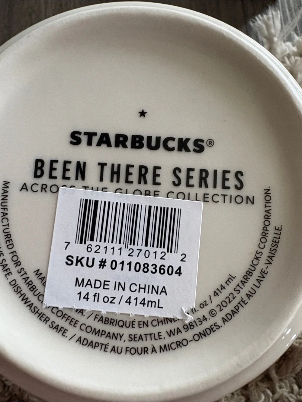 New Starbucks Blue Ridge Mountains, North Carolina collector mug